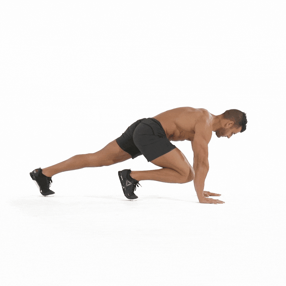 Cardio cho nữ Leo núi chéo chân
