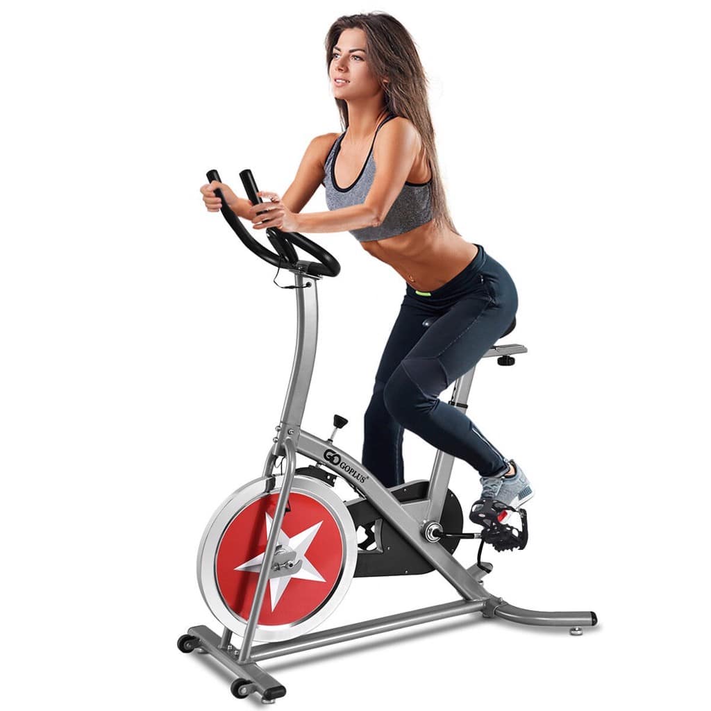 bài tập chân cho nữ Bài tập xe đạp